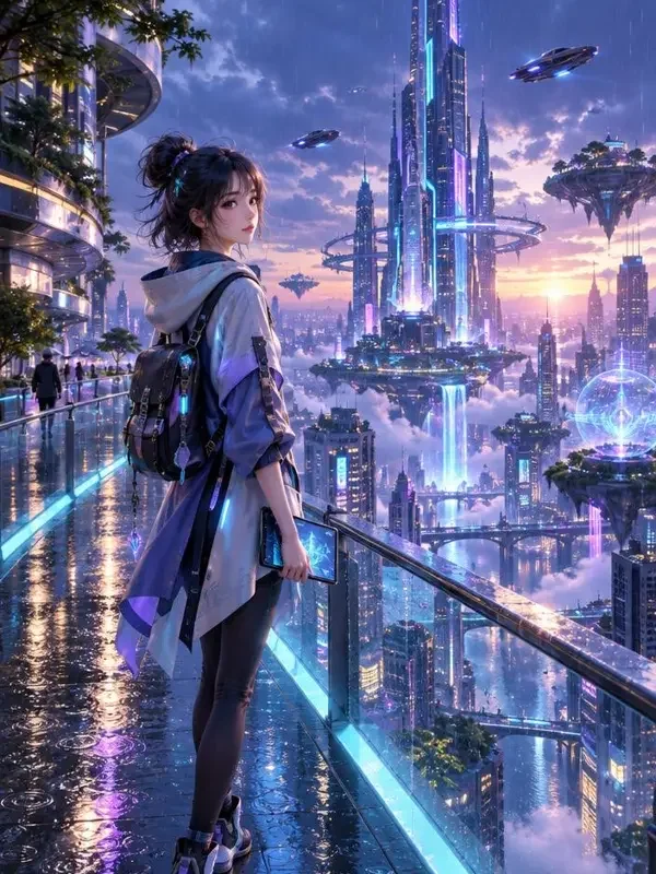 霓虹天台的驱妖少女 封面